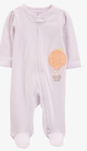 Pijama de algodón  con forma de conejito de globo aerostático para bebé 9 Meses