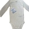 Pack de Bodys Algodón 4 unidades Manga Larga 12M