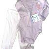 Conjunto 3 piezas Pijama, Body y Patitas Niña Carter's 6 Meses