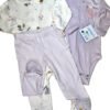 Conjunto 3 piezas Pijama, Body y Patitas Niña Carter's 6 Meses