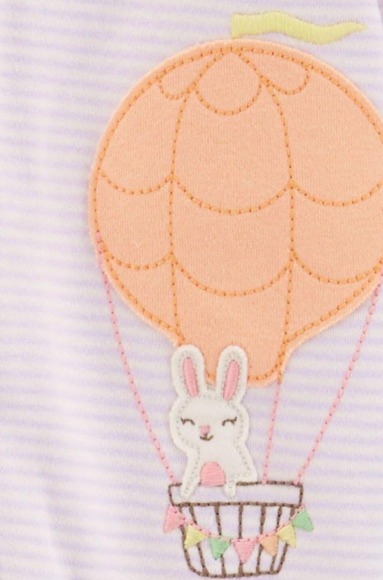 Pijama de algodón  conejito de globo  Carters 9 Meses - Imagen 2