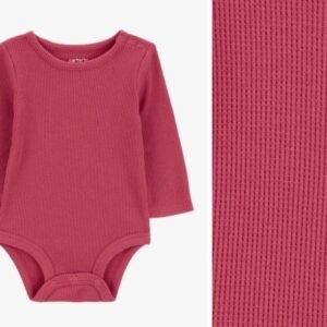 Body carter's manga larga Waffle 3 Meses