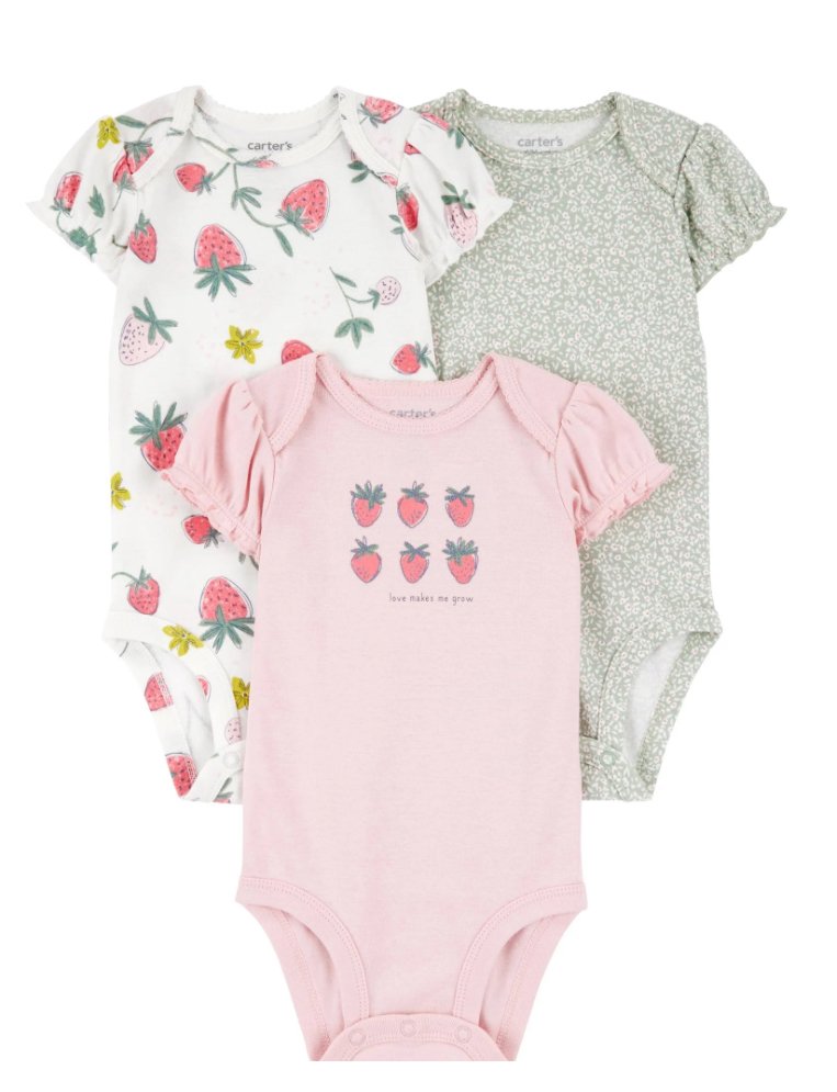 Carter's Child of Mine Body para Bebé Niña Paquete de 3 (12meses)