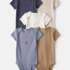 5 bodys carters Bebe mangas cortas (12meses)