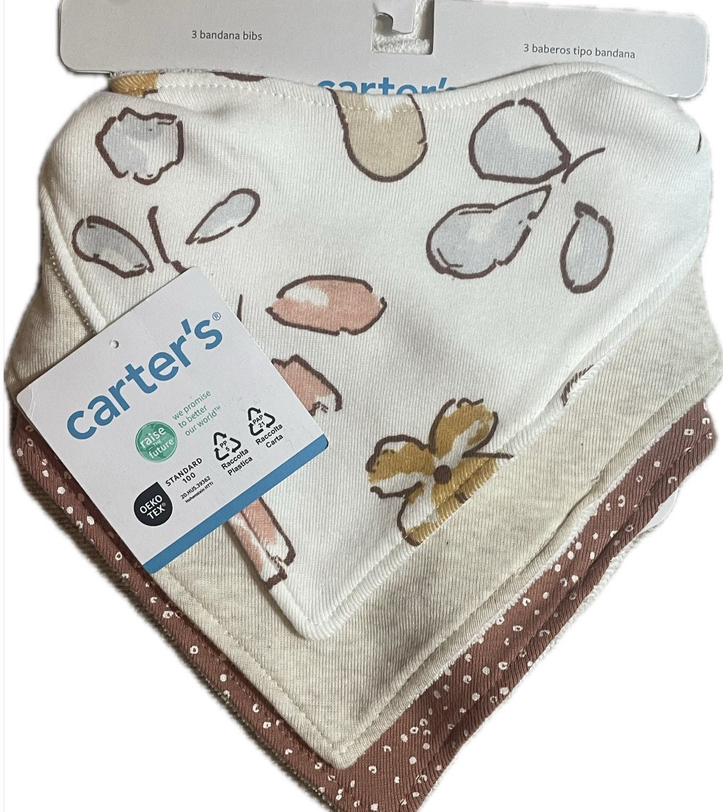 Combo 4 Piezas Carters, 2 Body, 3baberos Y Remera. 0-3 Meses - Imagen 4