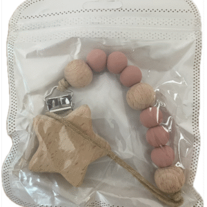 Cadena Para Chupete De Silicona Para Bebe. Clip Para Chupete