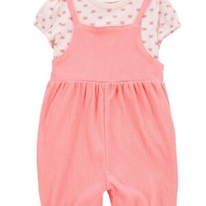 Carter's Child of Mine Baby Girl Romper, 2-Piece, Sizes 6-9meses /18meses