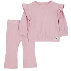 Carter's Child of Mine Baby Girl Outfit Set, 2-Piece, Sizes 12m