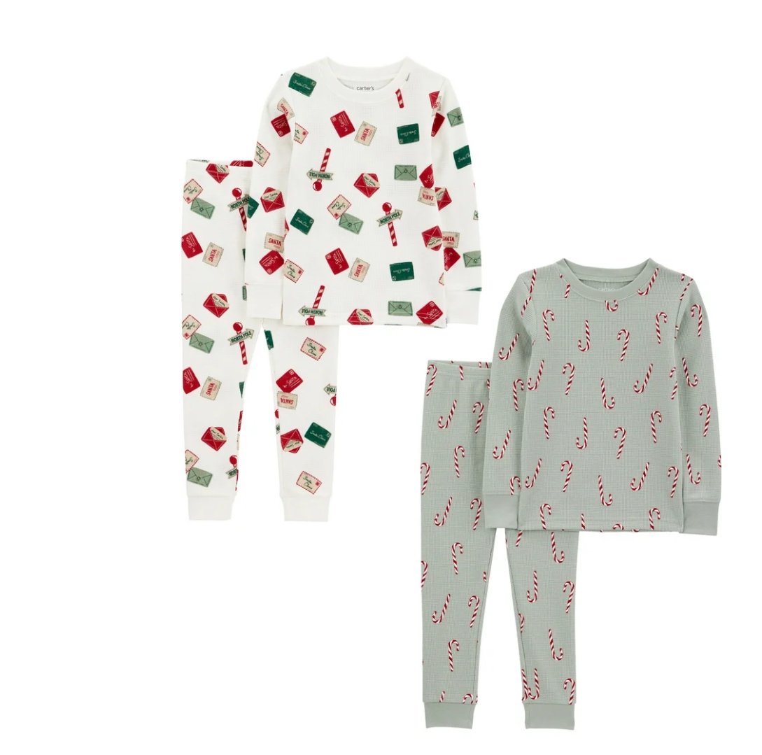 Pijama Carter’s de Algodón con Estampado Set 2 Piezas