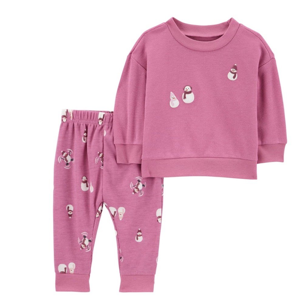 Conjunto Carter’s Bebé Niña 2 Piezas, Outfit Cómodo, Tallas 12M, 18M y 24M